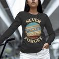 Retro Cassette Never Forget Nostalgia Vintage Unisex Long Sleeve T-Shirt