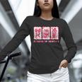 Retro Coquette Bow All Booked For Valentines Book Lover Cute Unisex Long Sleeve T-Shirt
