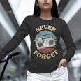 Retro Radio Never Forget Nostalgia Vintage Unisex Long Sleeve T-Shirt