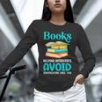 Sarcastic Books Anti Social Introvert Book Conversation Unisex Long Sleeve T-Shirt Sarcastic Books Anti Social Introvert Book Conversation Unisex Long Sleeve T-Shirt