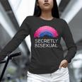 Secretly Bisexual Bi Introvert Bi Pride Antisocial LGBTQ Unisex Long Sleeve T-Shirt