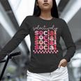 Selectively Social Sarcastic Introvert Humor Unisex Long Sleeve T-Shirt