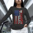 Senior 2026 Baseball American Flag Class Of 2026 Graduation Unisex Long Sleeve T-Shirt