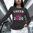 Senior Cheerleader Grandma Cheer Class Of 2026 Graduation Unisex Long Sleeve T-Shirt