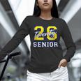 Senior Class 2026 Graduation Yellow Blue Letters Unisex Long Sleeve T-Shirt