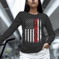 Senior Class Of 2026 Patriotic American USA Flag Graduation Unisex Long Sleeve T-Shirt