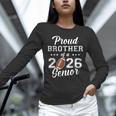 Senior Football Brother Class Of 2026 Graduation Graduate Unisex Long Sleeve T-Shirt