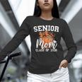 Senior Mom Class Of 2026 Coquette Bow Basketball Graduation Unisex Long Sleeve T-Shirt