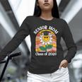 Senior Mom Class Of 2026 Daisy Flower Retro Graduation Unisex Long Sleeve T-Shirt