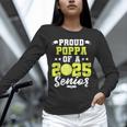 Senior Poppa 2025 Tennis Class Of 2025 Graduation Unisex Long Sleeve T-Shirt