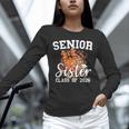 Senior Sister Class Of 2026 Coquette Basketball Graduation Unisex Long Sleeve T-Shirt