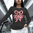 Senior Twenty Twenty-Six Coquette Graduation Class Of 2026 Unisex Long Sleeve T-Shirt