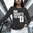 She Wants The MD Shirt Medical Graduation Doctor Unisex Long Sleeve T-Shirt
