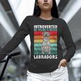 Silver Labrador Retriever Introvert Silver Lab Unisex Long Sleeve T-Shirt Silver Labrador Retriever Introvert Silver Lab Unisex Long Sleeve T-Shirt