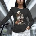 Skeleton Reading Book Halloween Bookworm Bibliophile Reader Unisex Long Sleeve T-Shirt Skeleton Reading Book Halloween Bookworm Bibliophile Reader Unisex Long Sleeve T-Shirt