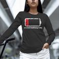 Social Battery Low Introvert Unisex Long Sleeve T-Shirt