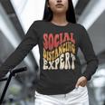 Social Distancing Expert Introvert Unisex Long Sleeve T-Shirt Social Distancing Expert Introvert Unisex Long Sleeve T-Shirt