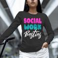 Social Worker Work Coworkers Best Friend Graduation MSW Unisex Long Sleeve T-Shirt