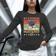 My Stepmom Mastered It Master's Degree Graduation Vintage Unisex Long Sleeve T-Shirt