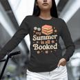 My Summer Is All Booked Book Lover Reading Vacation 2025 Unisex Long Sleeve T-Shirt