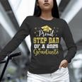 Super Proud Step Dad Of 2025 Graduate Graduation Family Unisex Long Sleeve T-Shirt