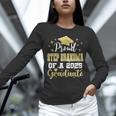 Super Proud Step Grandma Of 2025 Graduate Graduation Family Unisex Long Sleeve T-Shirt