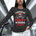 i Survived My Fiance's Nursing Degree Graduation Gifts Unisex Long Sleeve T-Shirt
