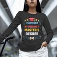 I Survived My Husband's Masters Degree Graduation Unisex Long Sleeve T-Shirt
