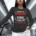 I Survived Nursing School Class Of 2025 Nurse Graduation Unisex Long Sleeve T-Shirt
