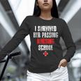 I Survived Her Passing Nursing School Graduation Unisex Long Sleeve T-Shirt