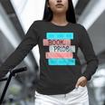 Threadless Grey Sky Chai Trans Book Pride Graphic Unisex Long Sleeve T-Shirt