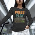 VHS Cassette Retro Analog Nostalgia Theme Unisex Long Sleeve T-Shirt VHS Cassette Retro Analog Nostalgia Theme Unisex Long Sleeve T-Shirt