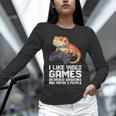 I Like Video Games Bearded Dragon Gamer Introvert Mood Unisex Long Sleeve T-Shirt I Like Video Games Bearded Dragon Gamer Introvert Mood Unisex Long Sleeve T-Shirt