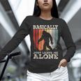 Vintage Basically Just Leave Me Alone Bigfoot Introverts Unisex Long Sleeve T-Shirt Vintage Basically Just Leave Me Alone Bigfoot Introverts Unisex Long Sleeve T-Shirt