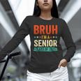 Vintage Bruh I'm A Senior Class Of 2025 Graduation Women Men Unisex Long Sleeve T-Shirt