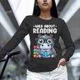Wild About Reading Book Lover Hippo Unisex Long Sleeve T-Shirt