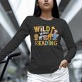 Wild About Reading Kid Love Wild Animal Books Back To School Unisex Long Sleeve T-Shirt Wild About Reading Kid Love Wild Animal Books Back To School Unisex Long Sleeve T-Shirt