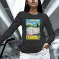 Women's Frutiger Aero Aesthetic Rainbow Glitch Art Unisex Long Sleeve T-Shirt