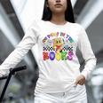 100 Days In The Book Fun 100 Days Of School Boy Girl Teacher Unisex Long Sleeve T-Shirt 100 Days In The Book Fun 100 Days Of School Boy Girl Teacher Unisex Long Sleeve T-Shirt