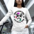 Antisocial Pit Bull Mom Pittie Introvert Dog Lover Pit Bull Raglan Baseball Tee Unisex Long Sleeve T-Shirt