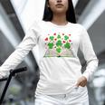 Book With Shamrocks Librarian Saint Patrick's Day Kids Unisex Long Sleeve T-Shirt