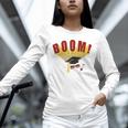Boom Graduation Hat And Diploma For Proud Graduate Unisex Long Sleeve T-Shirt