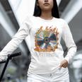 Buffering Glitched CD On Fire 2000s Nostalgia Unisex Long Sleeve T-Shirt