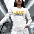 Caution Does Not Play Well With Others Introvert Unisex Long Sleeve T-Shirt Caution Does Not Play Well With Others Introvert Unisex Long Sleeve T-Shirt