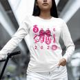Class Of 2026 Senior Coquette Pink Bow Graduation Family Premium Tri-Blend Unisex Long Sleeve T-Shirt