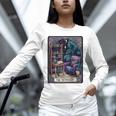 Color Graphic The Introvert Tarot Card Raglan Baseball Tee Unisex Long Sleeve T-Shirt
