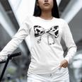 Cow Print Bow And Stethoscope Nurse RN Graduation Coquette Unisex Long Sleeve T-Shirt