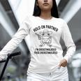 Cowboy Frog Overstimulated Western Meme Introverts Unisex Long Sleeve T-Shirt