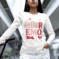 Elder Emo Retro Punk Typography Nostalgia Unisex Long Sleeve T-Shirt
