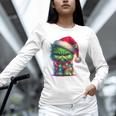 Ew People Meowy Cat Christmas Introvert Men Women Unisex Long Sleeve T-Shirt